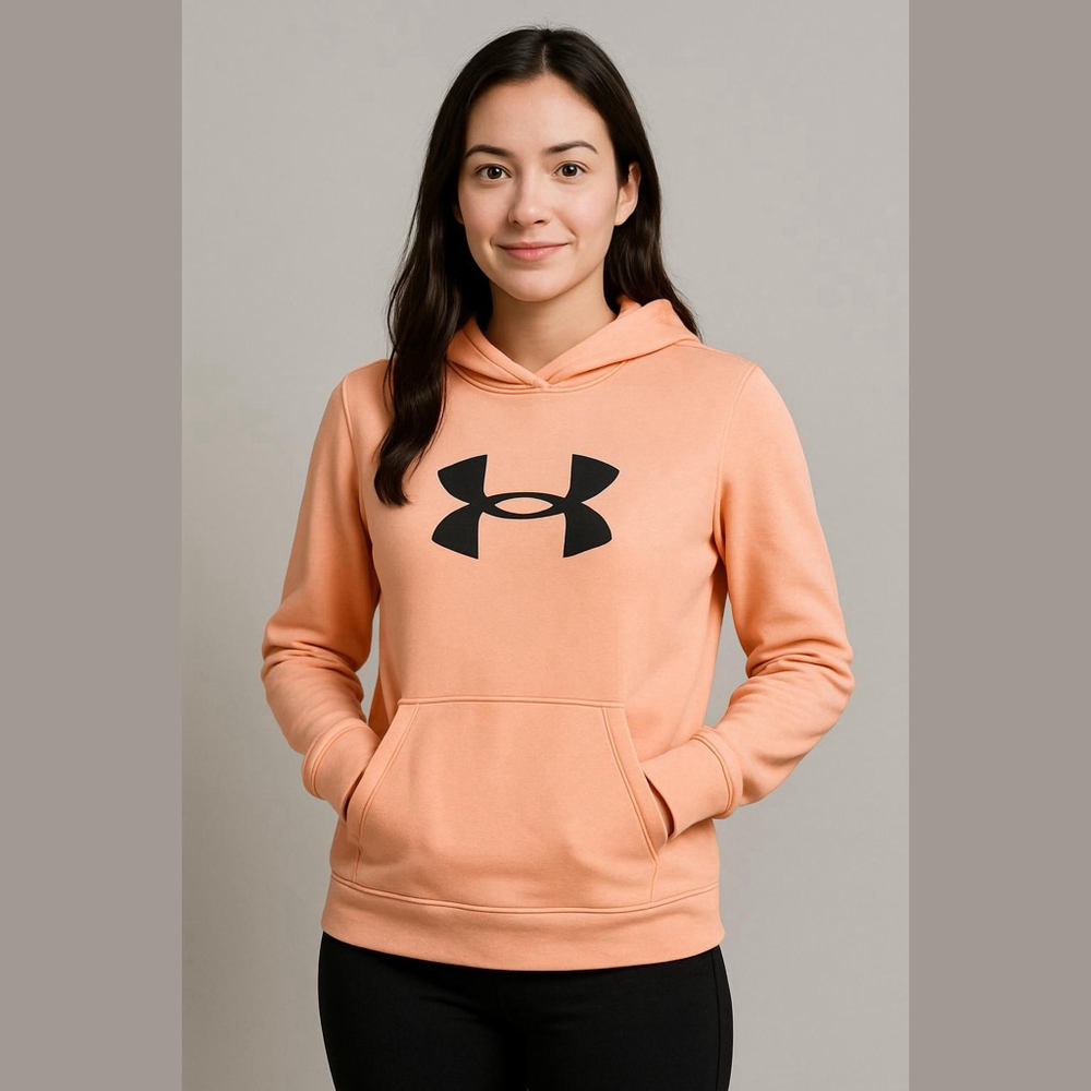 Under Armour Women's Peach Hoodie Size YLG